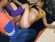 Desi girl plays with a young guy